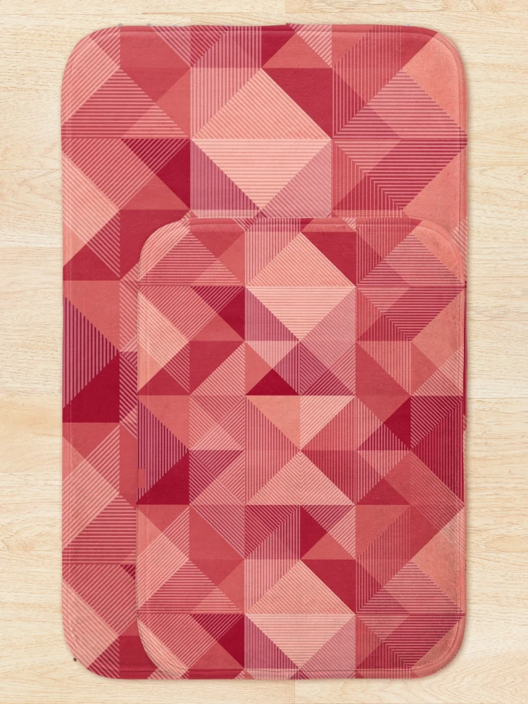 Thumbnail 5 of 6, Bath Mat, Hatched Module #1 designed and sold by ChunkyDesign.