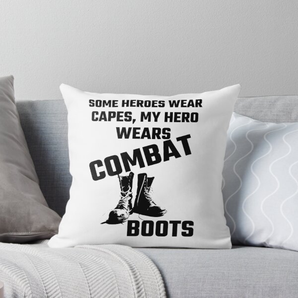 Item preview, Some Heroes Wear Capes, My Hero Wears Combat Boots designed and sold by evahhamilton.