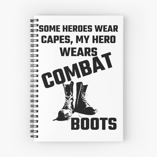 Artikelvorschau, Manche Helden tragen Umhänge, mein Held trägt Kampfstiefel entworfen und verkauft von evahhamilton.
