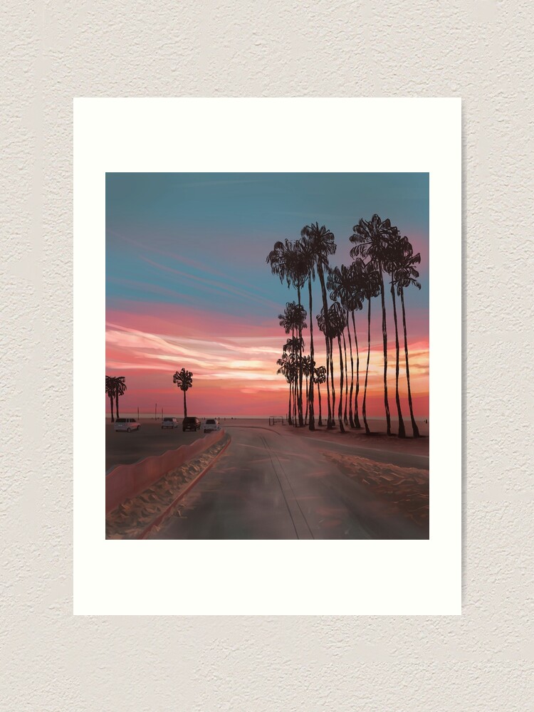 "Venice Beach " Art Print for Sale by Celaenoart Redbubble