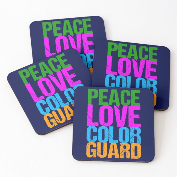 Item preview, Peace Love Color Guard designed and sold by Epic Love Designs.