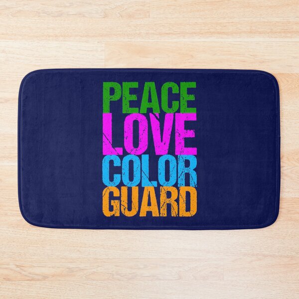 Item preview, Peace Love Color Guard designed and sold by Epic Love Designs.