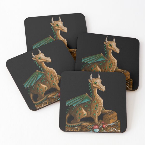 Item preview, Dragon and his Treasure designed and sold by KatieWStewart.