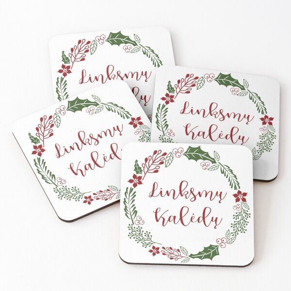 Item preview, Linksmų Kalėdų Lithuanian Merry Christmas Sticker Sheet Pack designed and sold by Celticana.