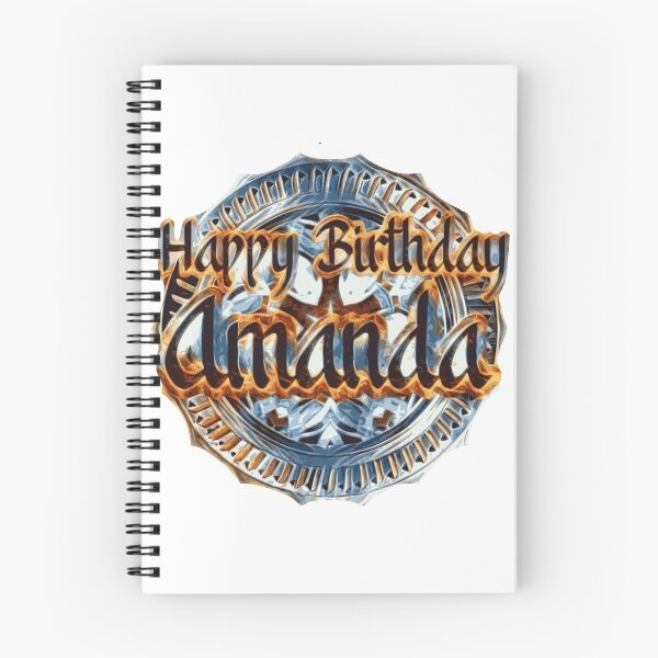 Artikelvorschau, Alles Gute zum Geburtstag Amanda entworfen und verkauft von James Bieber.