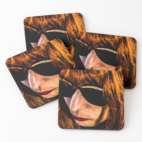 Item preview, Adult Woman with Glasses Portrait Illustration designed and sold by DFLC Prints.