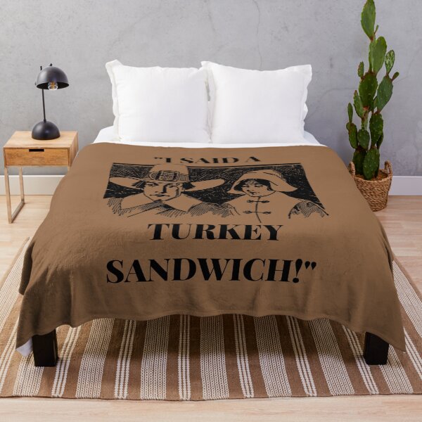 Item preview, I Said A Turkey Sandwich Funny Thanksgiving Pilgrims designed and sold by SwagHut.