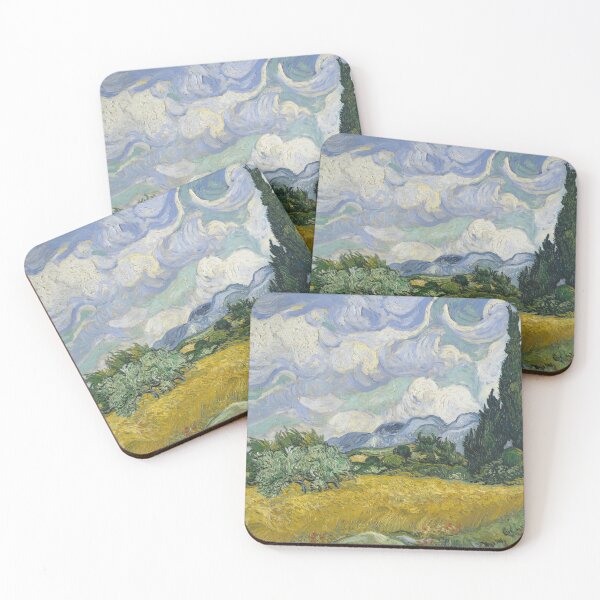 Item preview, Vincent van Gogh - Wheat Field with Cypresses  designed and sold by vakashop.