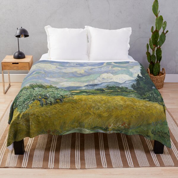 Item preview, Vincent van Gogh - Wheat Field with Cypresses  designed and sold by vakashop.