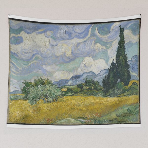 Item preview, Vincent van Gogh - Wheat Field with Cypresses  designed and sold by vakashop.