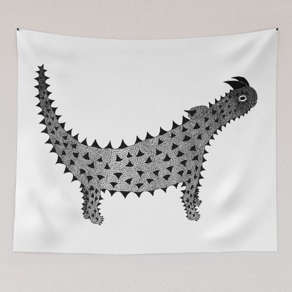 Item preview, Thorny Devil (ink illustrations of weird animals that are real) designed and sold by InkDier.