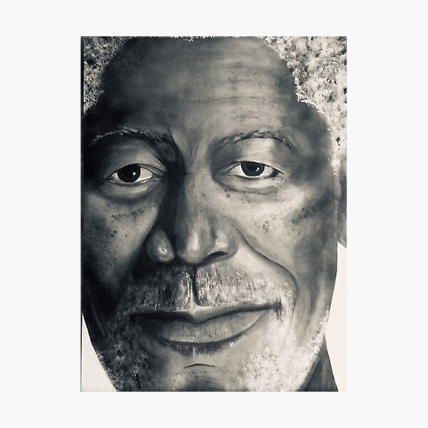 Morgan in contrast Photographic Print