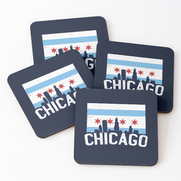 Item preview, Chicago Skyline Flag designed and sold by FFelder.