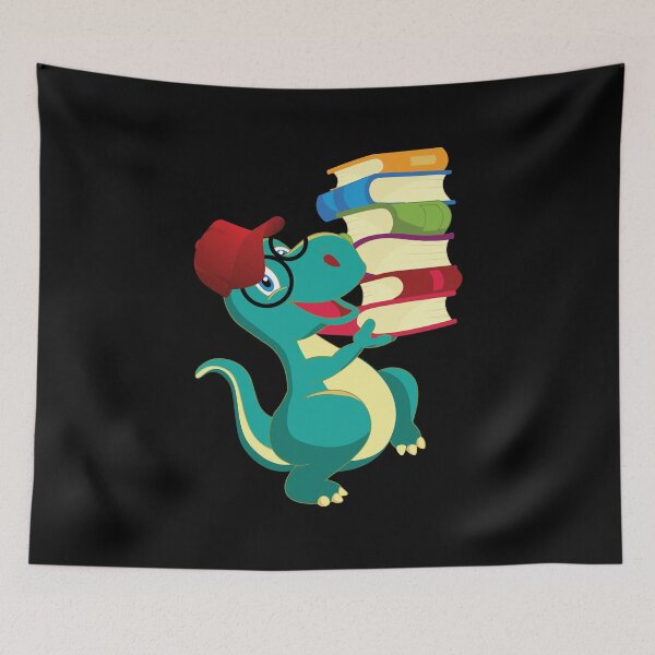 Item preview, Dino Book Dinosaur Tyrannosaurus Rex Gift Idea designed and sold by haselshirt.