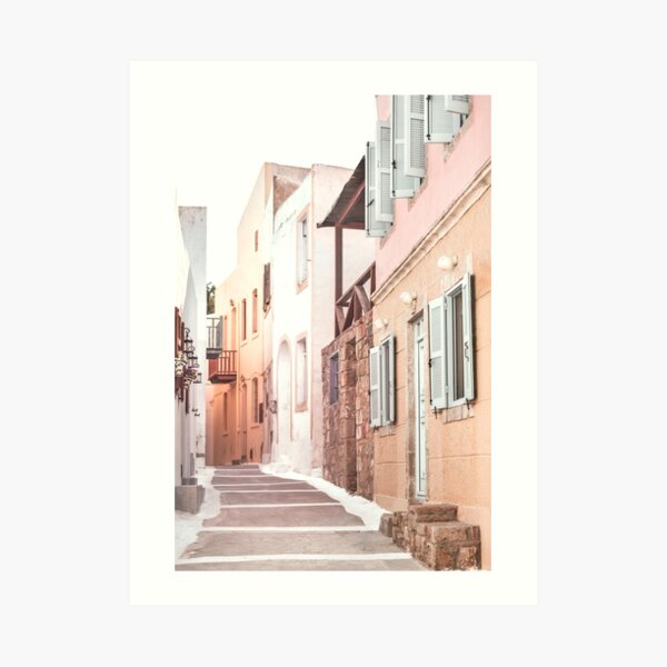 Greek Architecture, Nisyros island Art Print