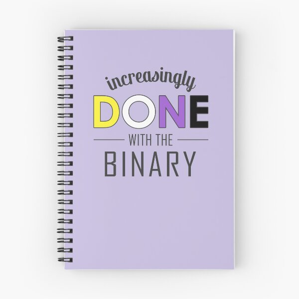 Item preview, Increasingly Done with the Binary (dark text) designed and sold by allmyinhibition.