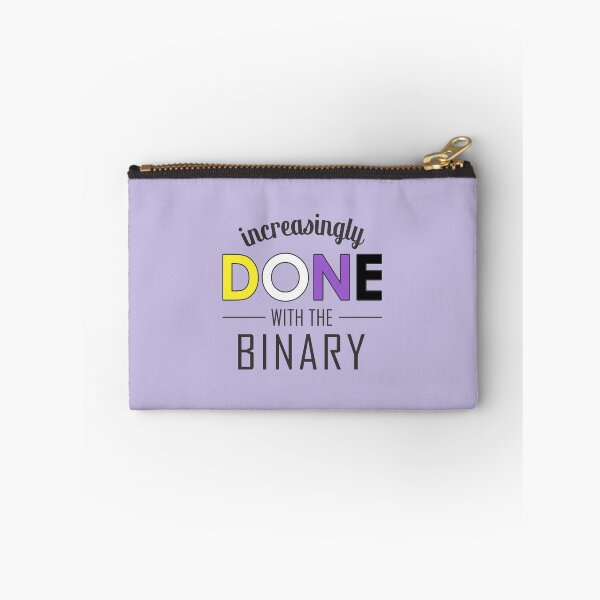 Item preview, Increasingly Done with the Binary (dark text) designed and sold by allmyinhibition.