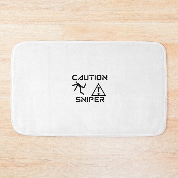Item preview, Funny Caution Sniper designed and sold by Rott515.