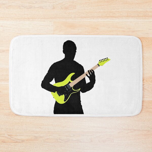 Item preview, Silhouetted Guitarist Playing Desert Sun Yellow RG550 Electric Guitar designed and sold by SPMusic.