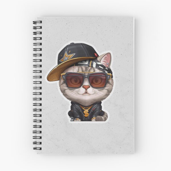 Artikelvorschau, Silberner Tabby-Katzen-Hip-Hop-Superstar entworfen und verkauft von anmlz.