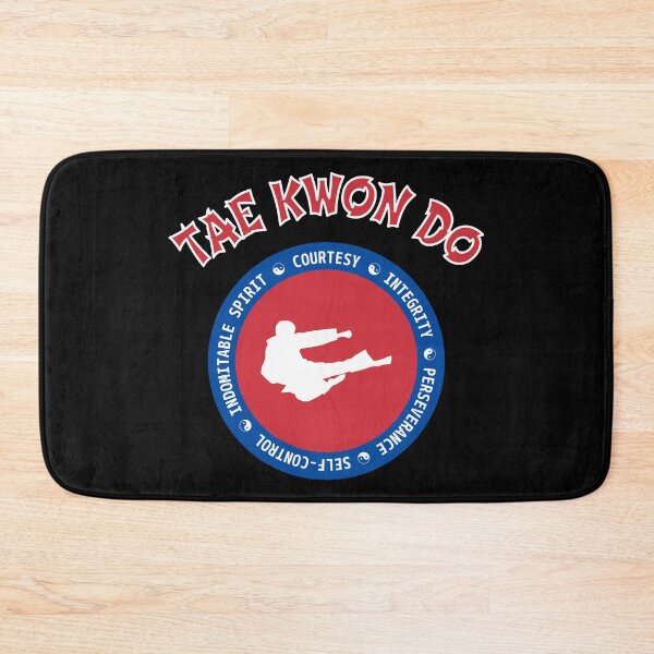 Item preview, TAE KWON DO - 5 Tenets of Taekwondo Circular Design designed and sold by geeksta.