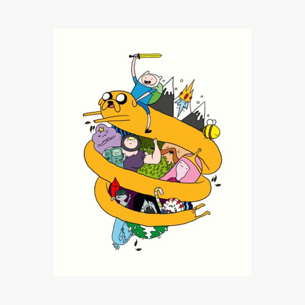 Adventure Time Kunstdruck