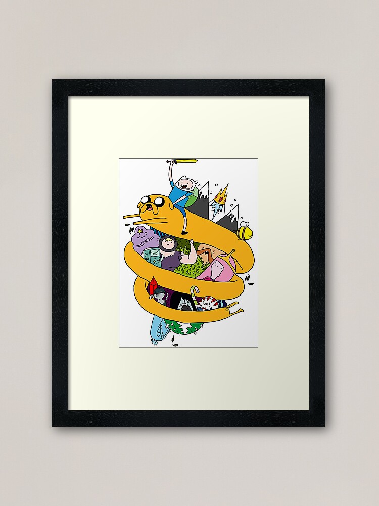 Alternate view of Adventure Time Framed Art Print