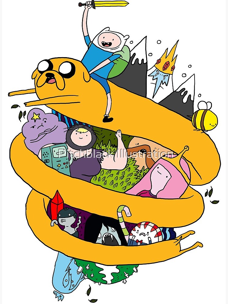 Adventure Time by xPitchblackx