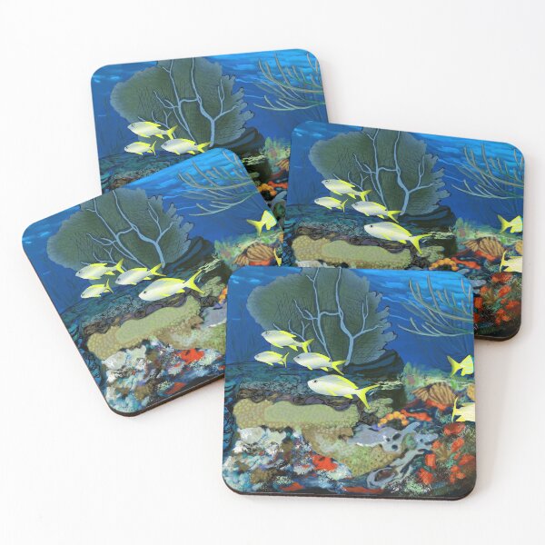 Item preview, A Coral Reef in Biscayne, FL designed and sold by jayneclarice.