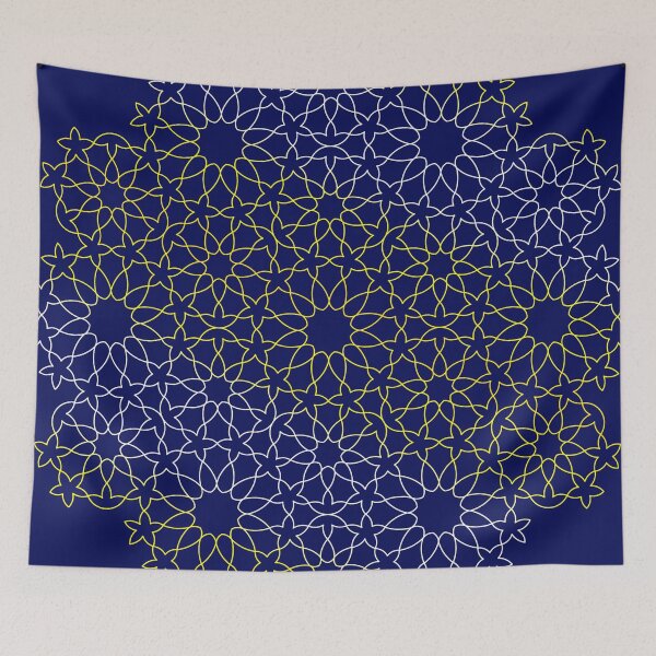 Item preview, Moresque seamless flower pattern - circular designed and sold by Blacklinesw9.