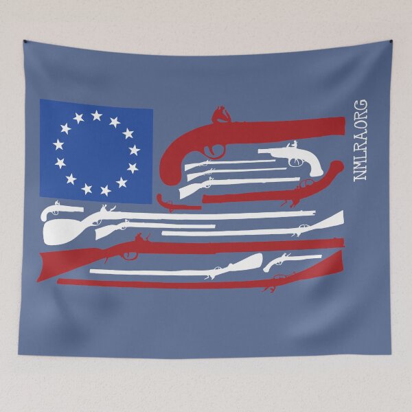 Item preview, Betsy and the Flintlocks - Betsy Ross Flag designed and sold by NMLRA.