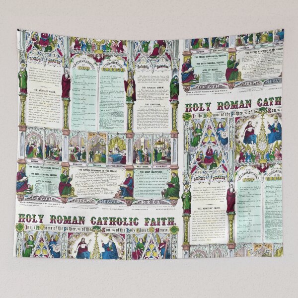 Item preview, Holy Roman Catholic Church Chart designed and sold by Sasha Art Gallery.