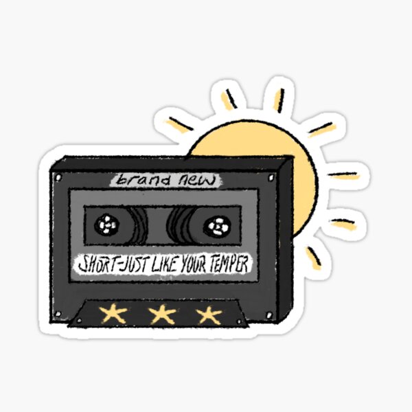 First Song For Your Mixtape Sticker