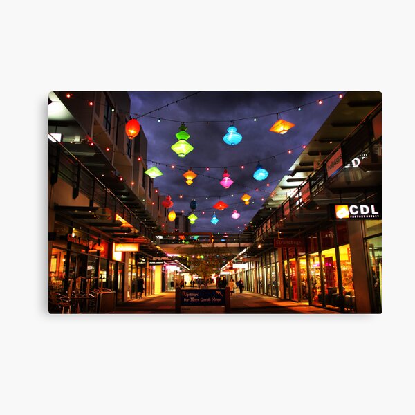 Chinese lanterns - Harbour Town Canvas Print