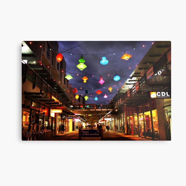 Chinese lanterns - Harbour Town Metal Print