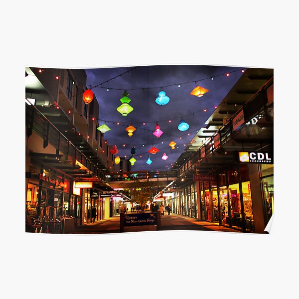 Chinese lanterns - Harbour Town Poster