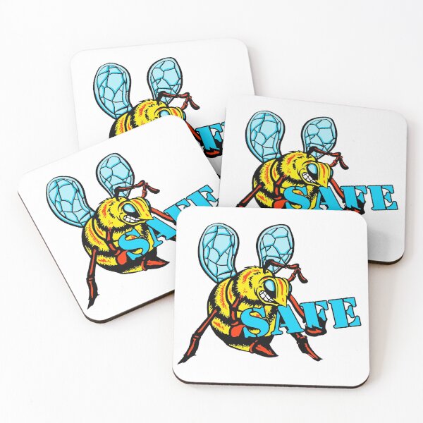 Item preview, Bee Safe;  designed and sold by StickerApe.