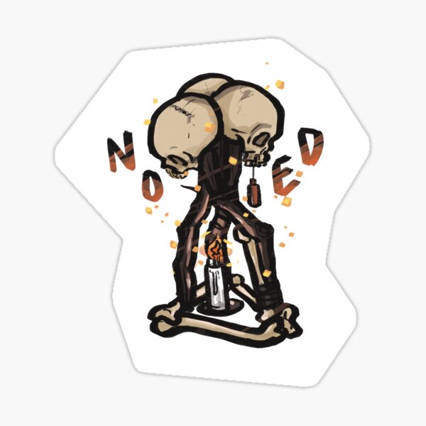 No One Escapes Death Totem Sticker By Tenaclty Redbubble
