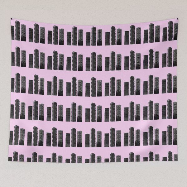 Item preview, Urban Buildings Print Collage designed and sold by omnishamblesart.