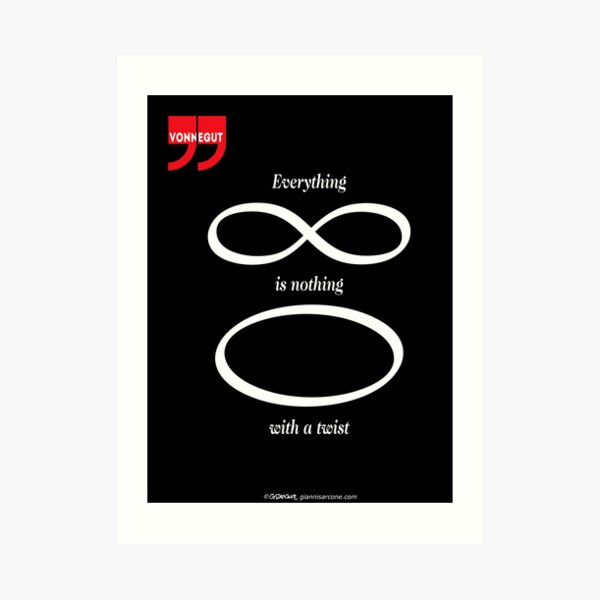 Vonnegut's Quotation Art Print