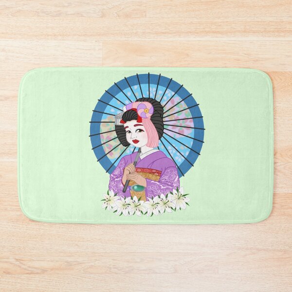 Item preview, Maiko en kimono morado designed and sold by Marie-Luise Fischer.