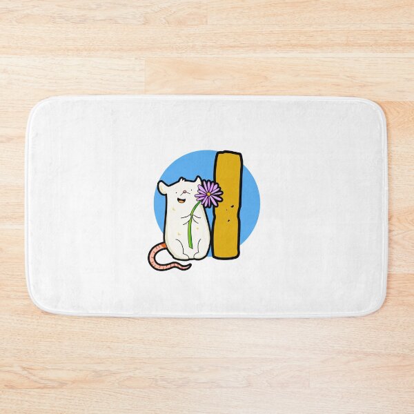 Item preview, Monogram I Cute White Mouse designed and sold by kidsmonogram2.