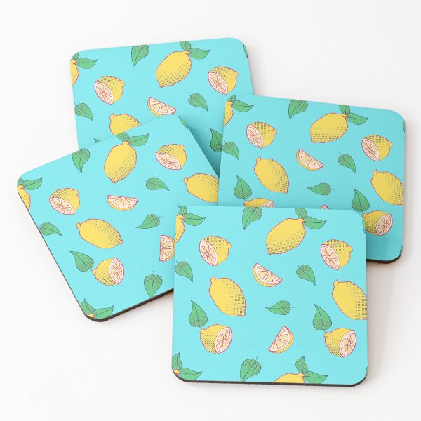 Item preview, Lots of Lemon! Blue Background designed and sold by SarahKTurner.
