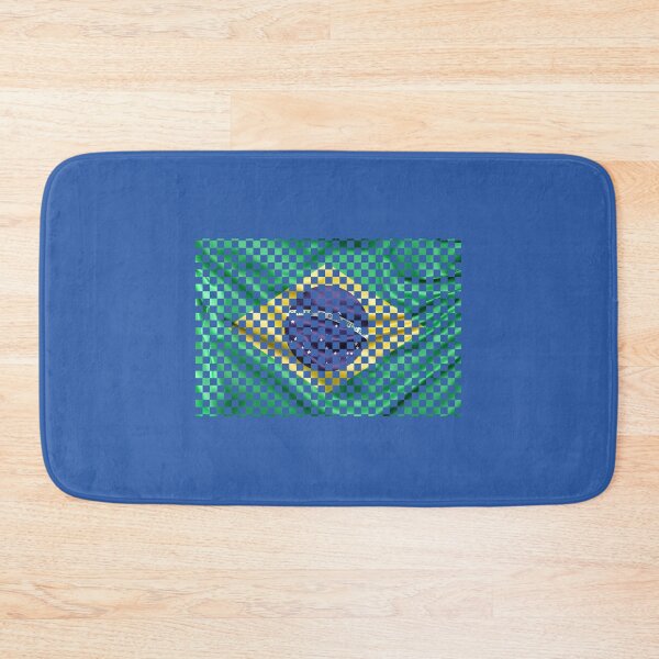 Item preview, Checkered Brazil Flag designed and sold by MrVPhotography.