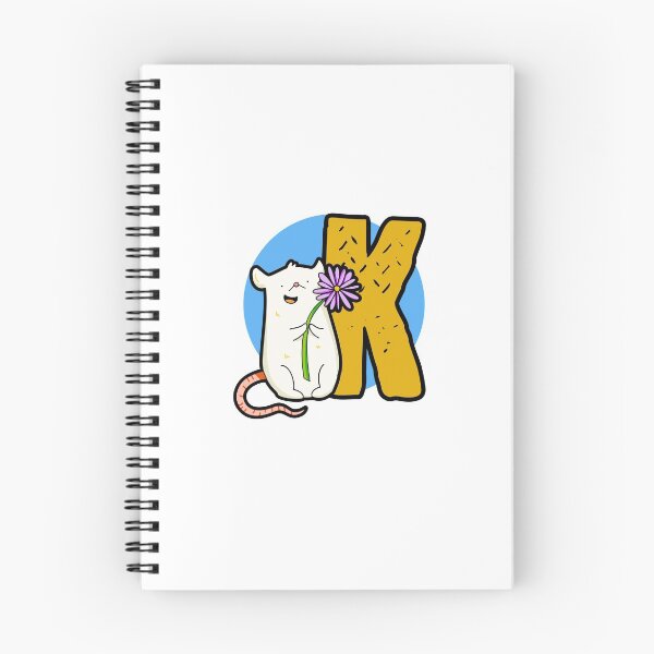 Artikelvorschau, Monogramm K Nette weiße Maus entworfen und verkauft von kidsmonogram2.