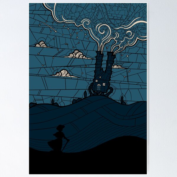 Item preview, Howls Moving Castle designed and sold by squidinkdoodle.