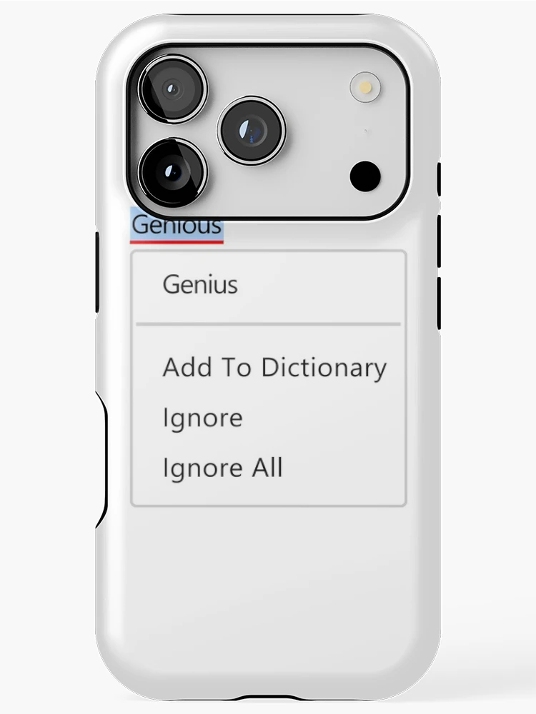 Thumbnail 1 of 4, iPhone Case, "Genious" designed and sold by CCCDesign.