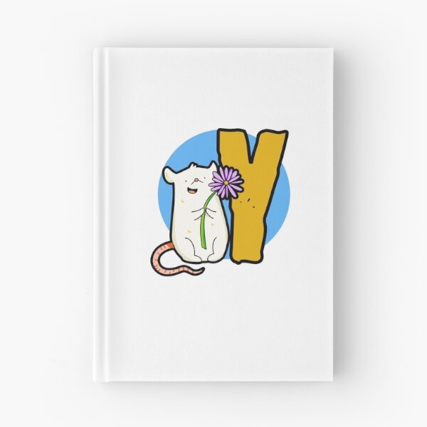 Item preview, Monogram Y Cute White Mouse designed and sold by kidsmonogram2.