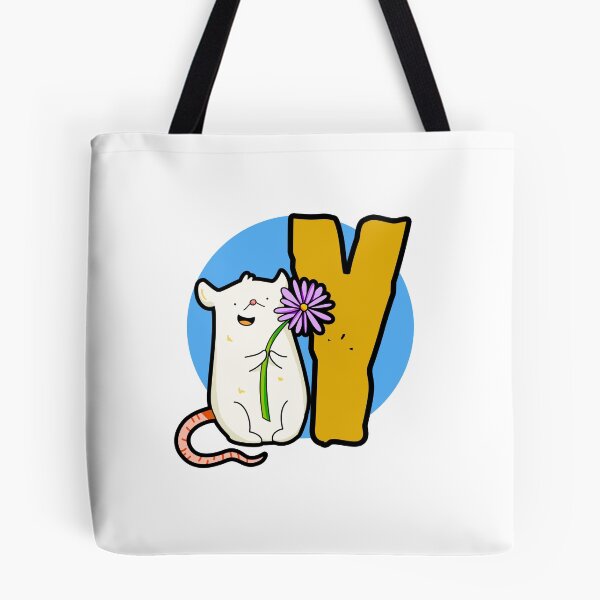 Item preview, Monogram Y Cute White Mouse designed and sold by kidsmonogram2.