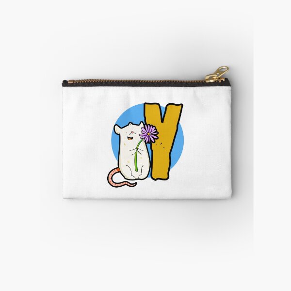 Item preview, Monogram Y Cute White Mouse designed and sold by kidsmonogram2.